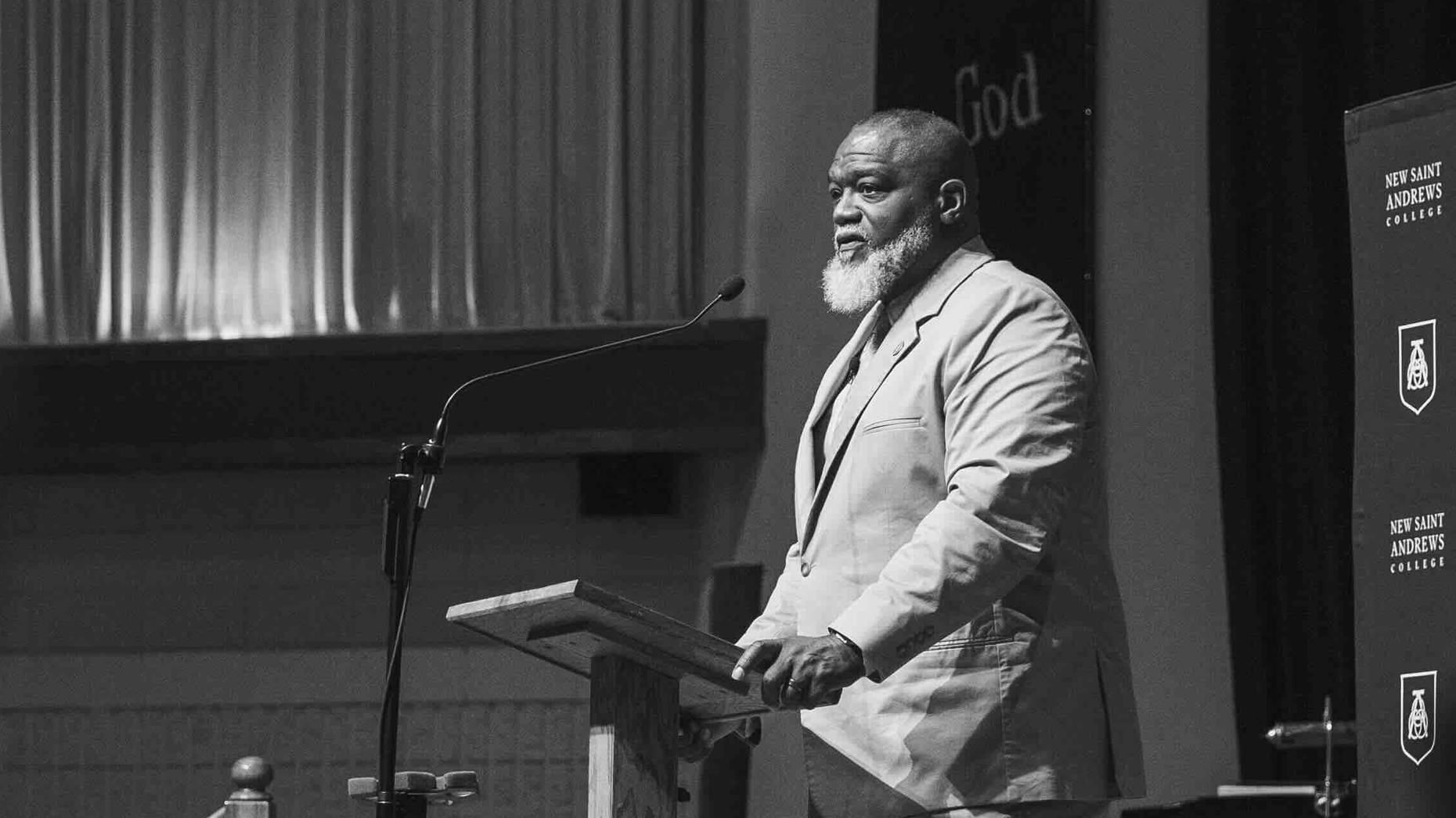 Voddie Baucham a bold and faithful witness for Christ. Speaking at a lecture at New Saint Andrews College in September 2025 in Moscow, Idaho.