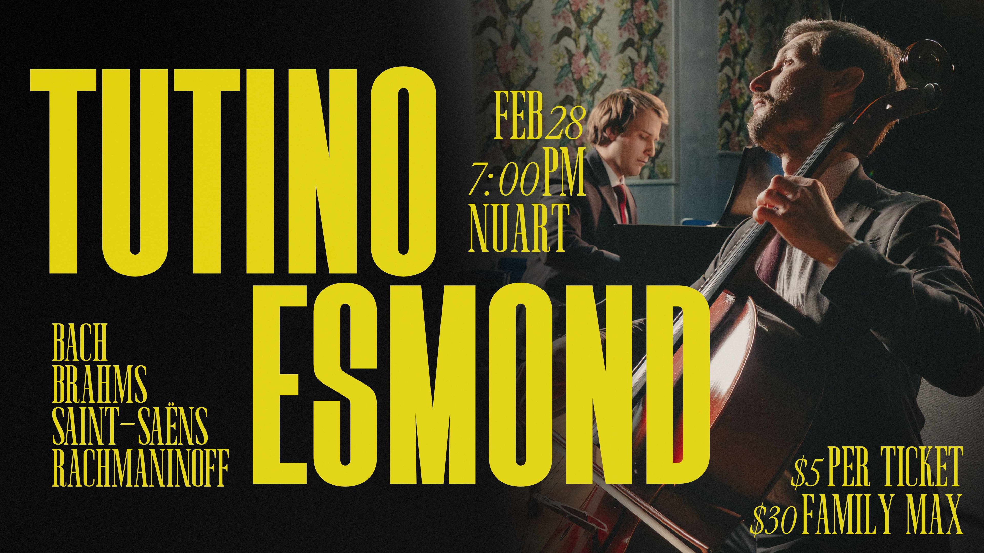 Tutino and Esmond Recital - NSA Conservatory of Music - 2-28