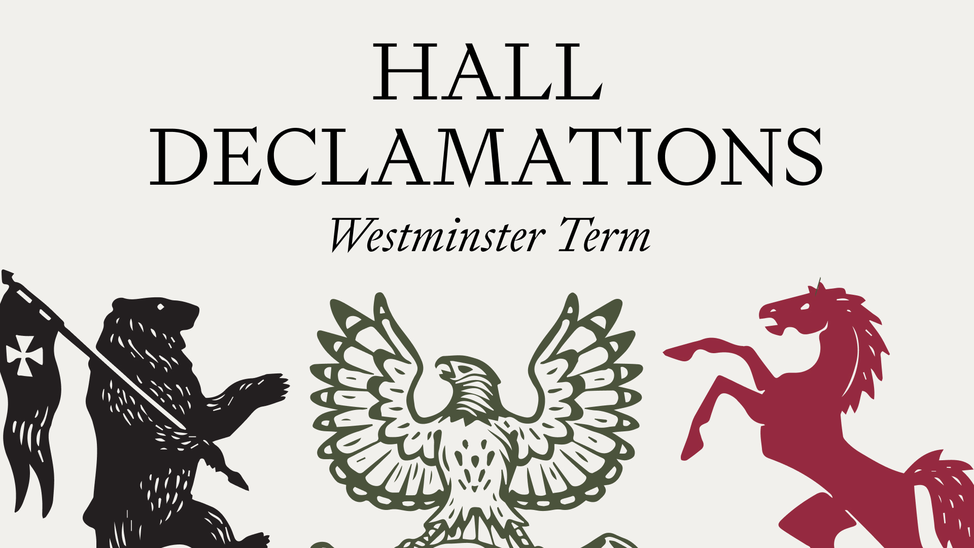 Westminster Hall Declamations - NSA Disputatio